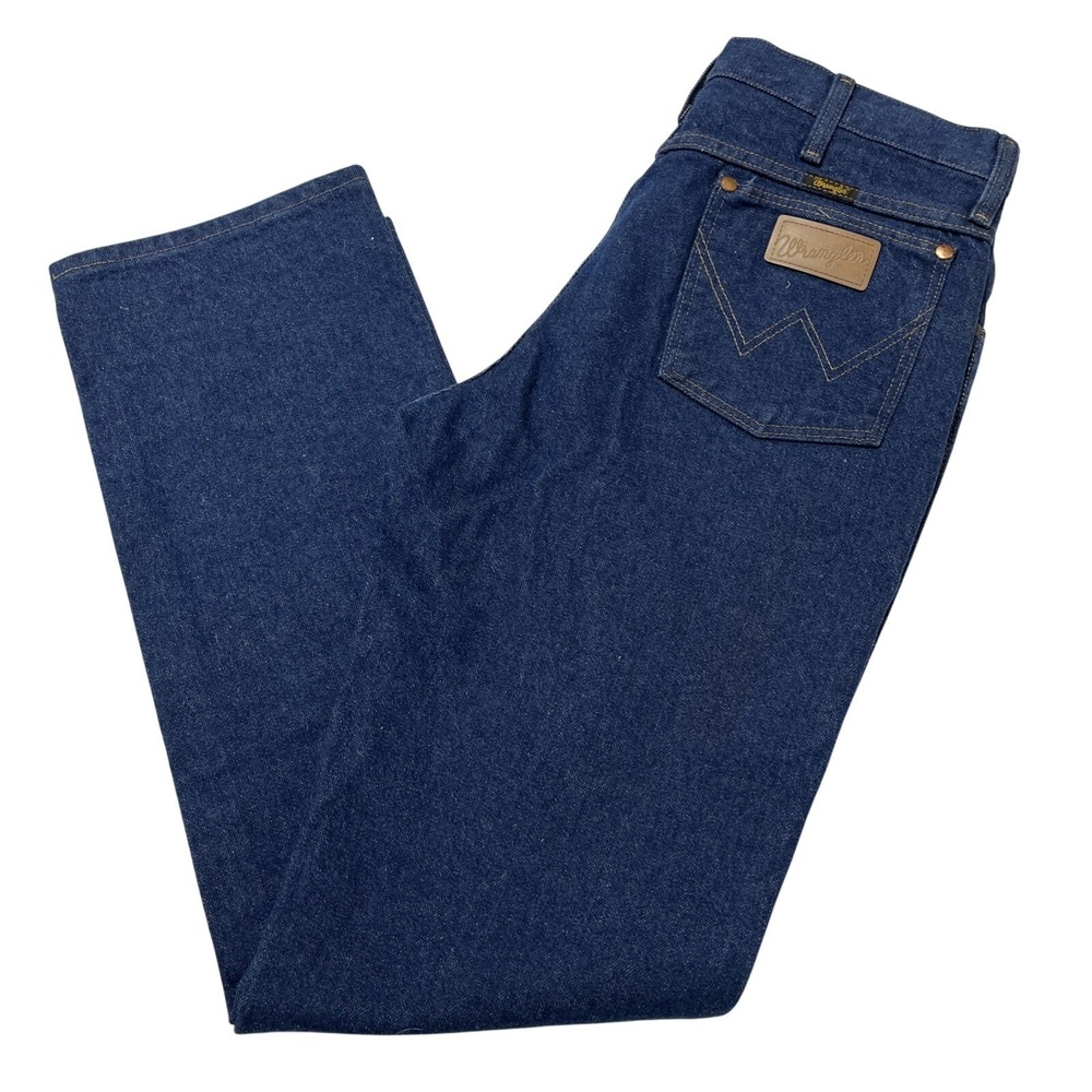 Wrangler Jeans Cowboy Cut Slim Fit Heavyweight 100% Cotton 33x34 Cowboy‎ Western
